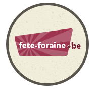logo version française ou l'on peut lire 'fête-foraine.be'